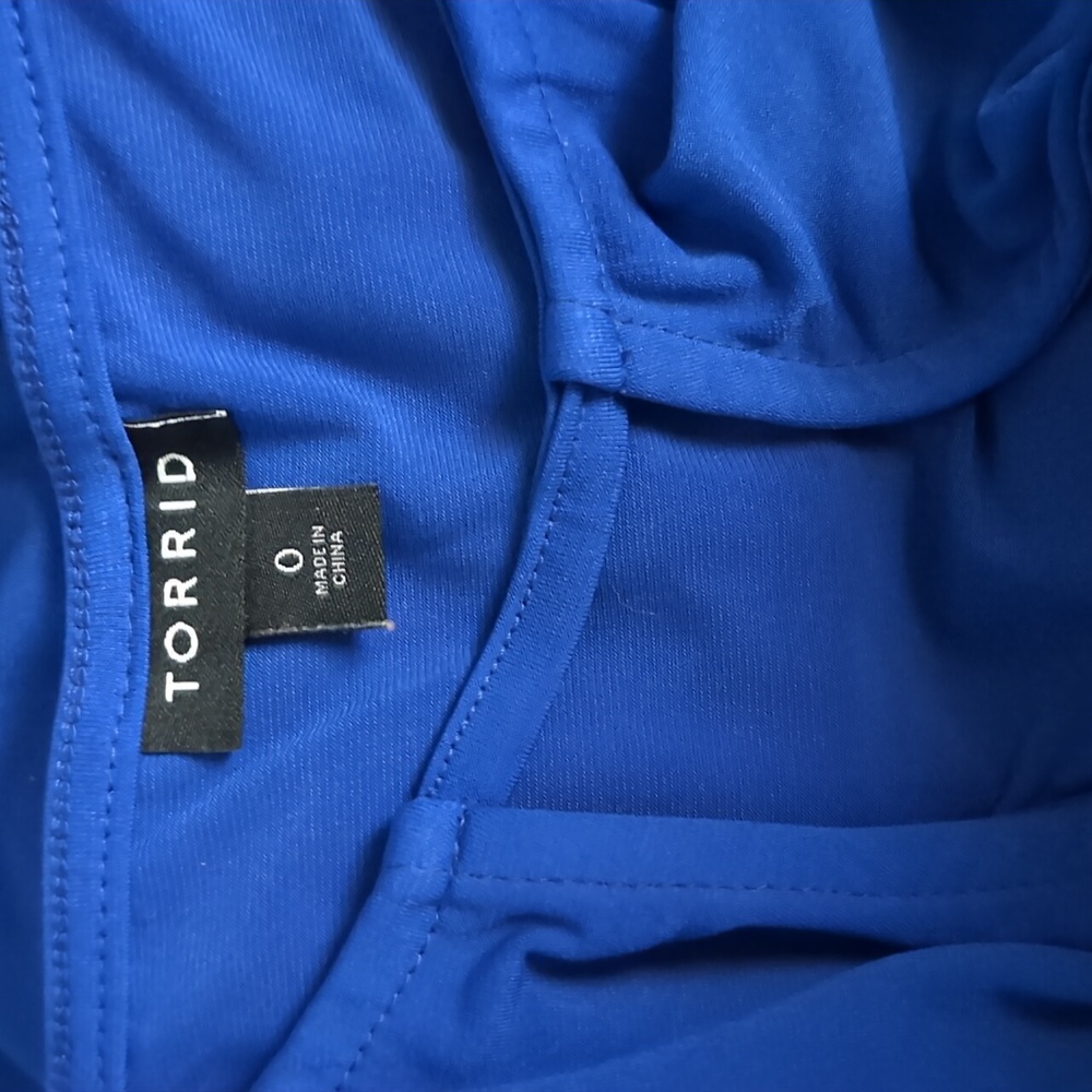 Torrid Studio Knit Blue Top - Picture 5 of 5